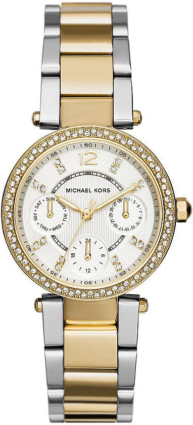 Women's Michael Kors Mini Parker Chronograph Glitz Watch 